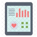 Pulse Monitoring Heart Monitoring Health Monitoring Icon
