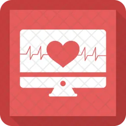 Pulse  rate  Icon