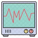 Monitor Pulses Medical Icon