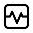 Estadisticas Frecuencia Del Pulso Ecg Icono
