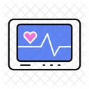 Patientenmonitor Herz Gesundheit Symbol