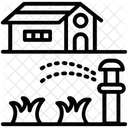 Aspersor De Pulverizacao Irrigacao Por Aspersao Irrigacao De Agua Ícone