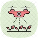 Drone Pulverizador Fazenda Ícone