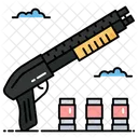 Pump Action Target Firearm Icon