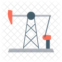 Pump Jack Petroleum Oil Production Icon