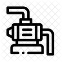 Pumpe Flussigkeit Hydraulik Symbol