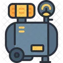 Pumpe Luftkompressor Druck Symbol