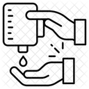 Pumpe Flussigkeit Seife Hygiene Symbol