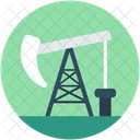 Pumpjack Oil Extraction Icon