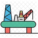 Pumpjack Oil Platform Angle 아이콘