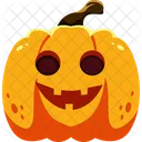 Pumpkin Halloween Monster Icon