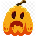 Pumpkin Halloween Monster Icon