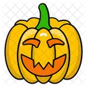 カボチャ、ハロウィンカボチャ、ジャックオーランタン アイコン