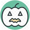 Pumpkin Halloween Face Icon