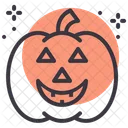 Pumpkin Lantern Scary Icon