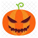 Pumpkin Evil Decoration Icon