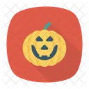 Pumpkin Halloween Skull Icon
