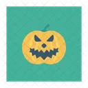 Pumpkin Halloween Skull Icon