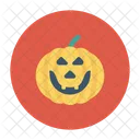 Pumpkin Halloween Skull Icon