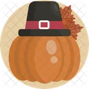 Thanksgiving Pumpkin Hat Icon