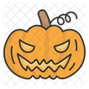 Pumpkin Lantern Halloween Icon