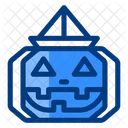 Pumpkin Origami Spooky Icon