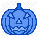 Pumpkin Halloween Scary Lamp Festival Icon