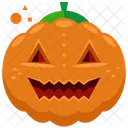 Pumpkin Evil Ghost Icon