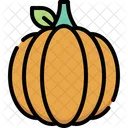 Pumpkin Vegetable Fiber Icon
