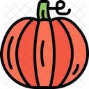 Pumpkin Vegetable Halloween Icon