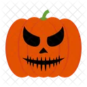 Pumpkin Halloween Scary Icon