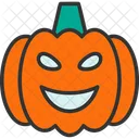 Pumpkin Face Halloween Icon