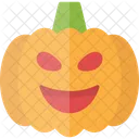 Pumpkin Face Halloween Icon