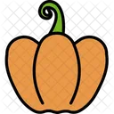 Pumpkin Food Halloween Icon