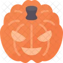 Pumpkin Carved Halloween Icon