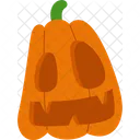 Pumpkin Halloween Scary Icon