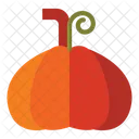 Pumpkin Fruit Halloween Icon