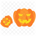 Pumpkin Halloween Scary Icon