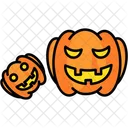 Pumpkin Halloween Scary Icon