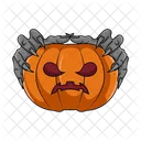 Pumpkin Hand Scary Icon