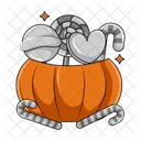 Pumpkin Candy Halloween Icon