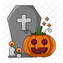 Pumpkin Halloween Scary 아이콘