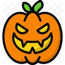Pumpkin Halloween Party Icon
