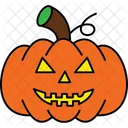 Pumpkin Halloween Scary Icon