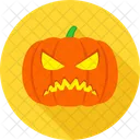 Pumpkin Angry Character Ghost Icon