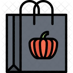 Pumpkin Bag  Icon