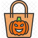 Pumpkin Bag Bag Halloween Icon