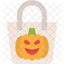 Pumpkin Bag Bag Halloween Icon