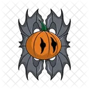 Bat Pumpkin Bat Scary Icon