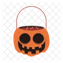 Pumpkin bucket  Icon